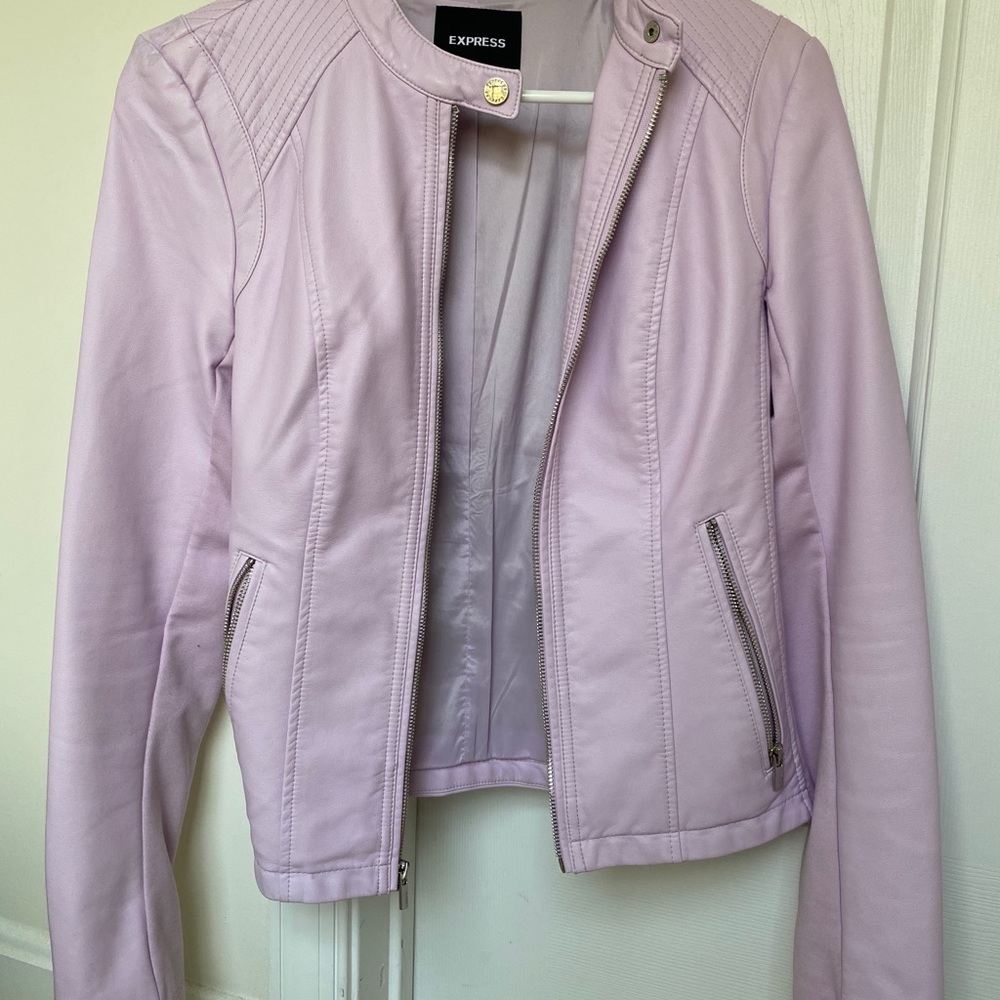 Women’s Express Faux Leather Moto Jacket